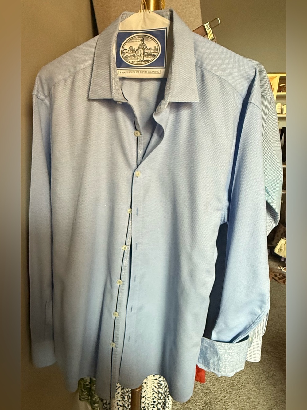 Hammer Made Men’s Dress Shirt Blue